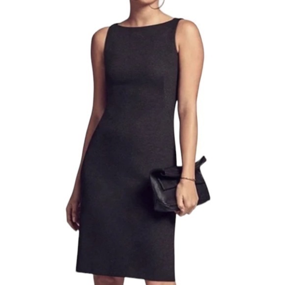 MM Lafleur Lydia Dark‎ Grey Fitted Sleeveless Career Dress - Picture 1 of 10